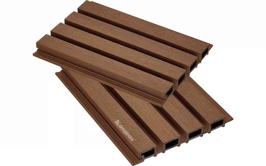 Tấm Ốp Lam 4 Sóng Ngoài Trời 2 Da 2D219-Teak